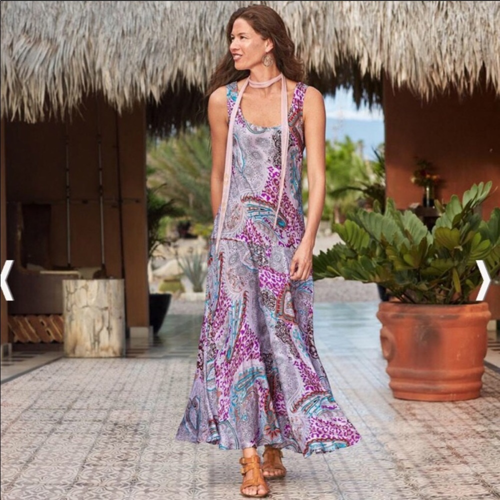 Sundance Collection Meadow Muse Silk Dress